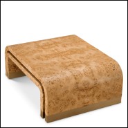 Coffee Table 24 - Quinton, set of 3 - brown- Pacific Compagnie.