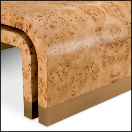 Coffee Table 24 - Quinton, set of 3 - brown- Pacific Compagnie.