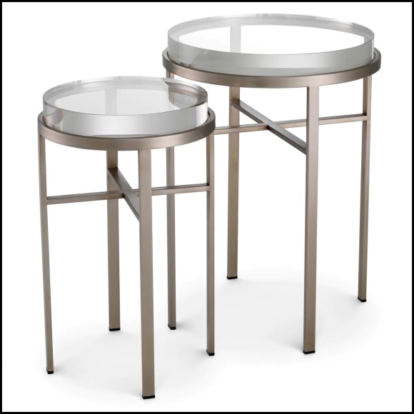 Table d'Appoint 24 - Hoxton lot de 2 | Side Table 24 - Hoxton set of 2 - Contemporary Hoxton set - Pacific Compagnie.