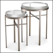 Table d'Appoint 24 - Hoxton lot de 2 - gain de place - Pacific Compagnie.