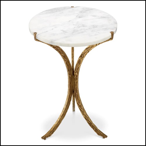 Table d'Appoint 24 - Emmeline | Side Table Emmeline - Brass Emmeline side table - Pacific Compagnie.