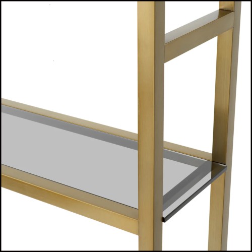 Armoire 24 - Corrado II Laiton | Cabinet Corrado II - Black Corrado II cabinet - Pacific Compagnie.