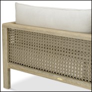 Outdoor 24 - Sofa Julian L - Julian L outdoor seating - Pacific Compagnie.