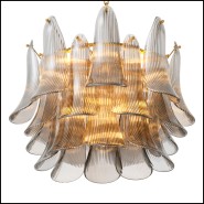 Lustre 24 - Amun | Chandelier Amun - Smoked glass Amun chandelier - Pacific Compagnie.