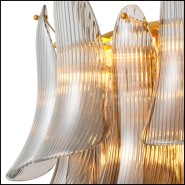 Lustre 24 - Amun | Chandelier Amun - Brushed-brass Amun chandelier - Pacific Compagnie.