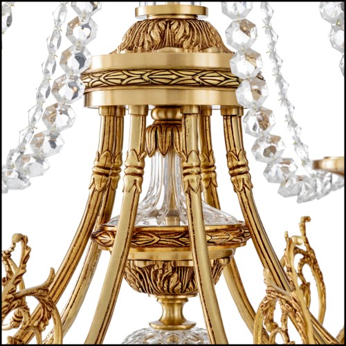 Lustre 24 - Duvaux - Cristal - Pacific Compagnie.