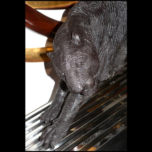 Sculpture 38 - Black Panther - Animal mystérieux - Pacific Compagnie.