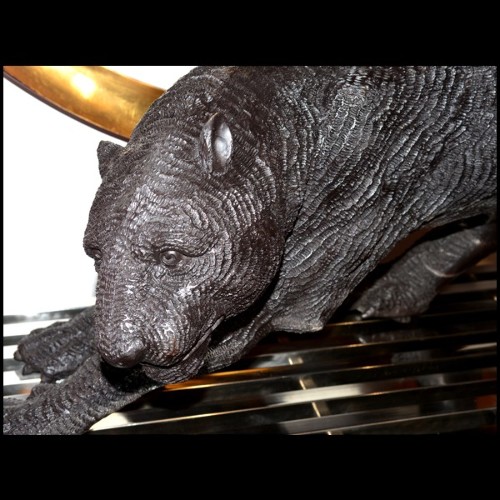 Sculpture 38 - Black Panther - Puissance tranquille - Pacific Compagnie.
