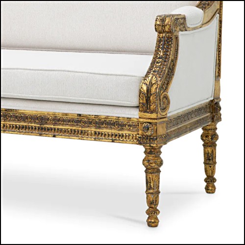 Fauteuil 24 - Georges Jacob | Chair Georges Jacob - Antique Gold - Pacific Compagnie.