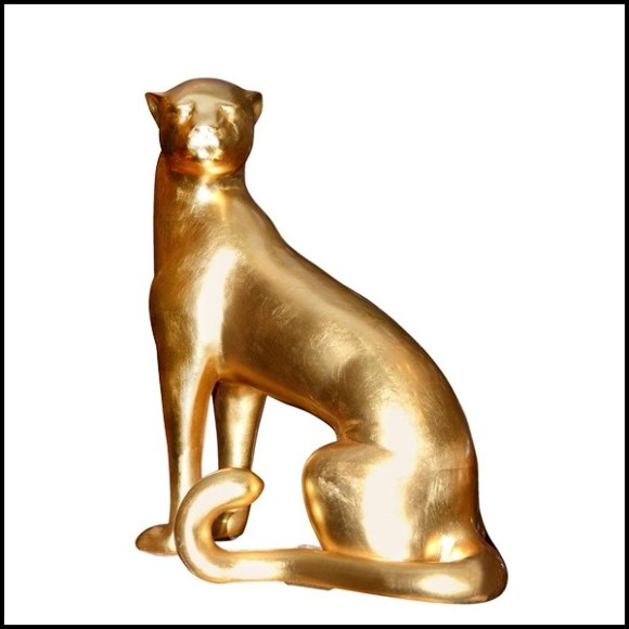 Sculpture Asiatides - Leopard