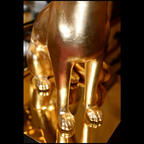 Sculpture Asiatides - Leopard