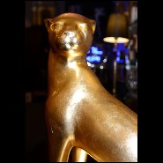 Sculpture 38 - Leopard - Férocité animale - Pacific Compagnie.