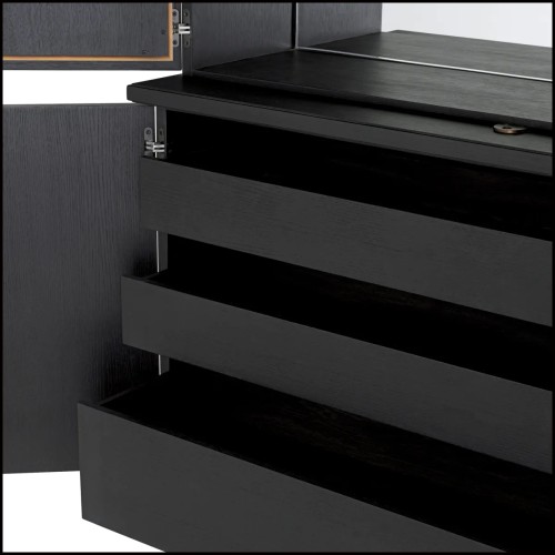 Meuble Bar 24 - Kellam | Bar Cabinet Kellam Black Bar Unit - Pacific Compagnie.