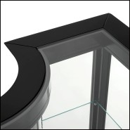Console 24 - Gala | Console Table Gala Clear Glass Top - Pacific Compagnie.
