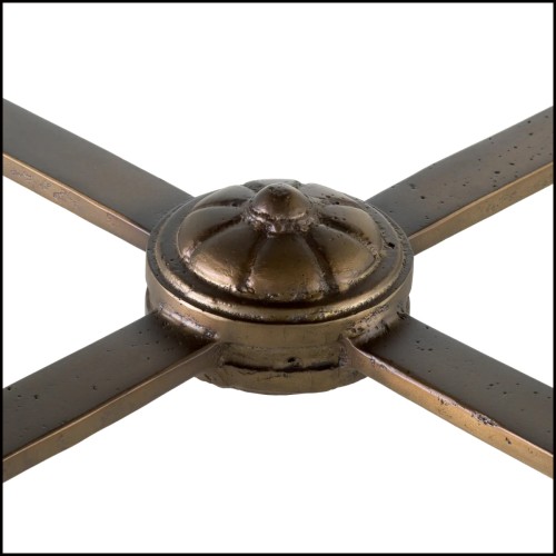 Table Basse 24 - Bowery | Coffee Table Bowery Bronze Finish Legs - Pacific Compagnie.