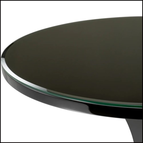 Table d'Appoint 24 - Harlem - Table Harlem, verre transparent - Pacific Compagnie.