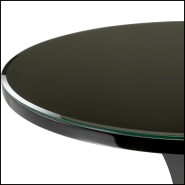 Table d'Appoint 24 - Harlem - Table Harlem, verre transparent - Pacific Compagnie.