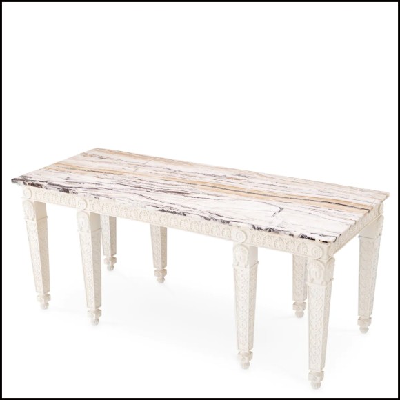 Console 24 - Croome Court | Console Table Croome Court - Antique white finish - Pacific Compagnie.