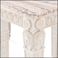 Console 24 - Croome Court - Console Croome Court, marbre blanc - Pacific Compagnie.