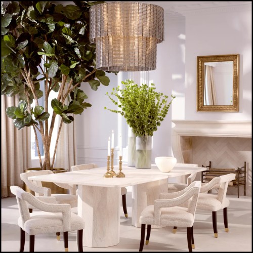 Miroir 24 - Sahure M | Mirror Sahure - Antique gold finish mirror - Pacific Compagnie.