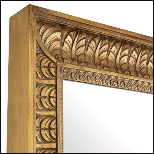 Miroir 24 - Sahure M | Mirror Sahure - Mahogany wood design - Pacific Compagnie.
