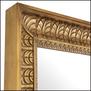 Miroir 24 - Sahure M | Mirror Sahure - Mahogany wood design - Pacific Compagnie.