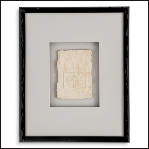 Décoration murale en marqueterie 24 - Hatchepsout, lot de 4 | Wall Art Inlay 24 - Queen Hatshepsut details - Pacific Compagnie.