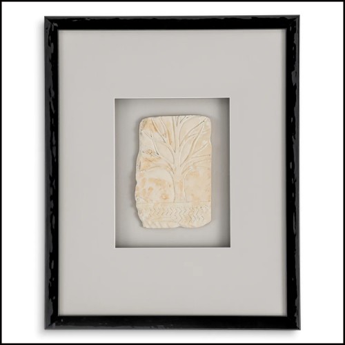 Décoration murale en marqueterie 24 - Hatchepsout, lot de 4 | Wall Art Inlay 24 - Hatshepsut marquetry set - Pacific Compagnie.