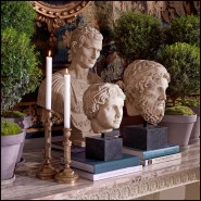 Buste 24 - Jules César | Bust 24 - Decorative historical art - Pacific Compagnie.