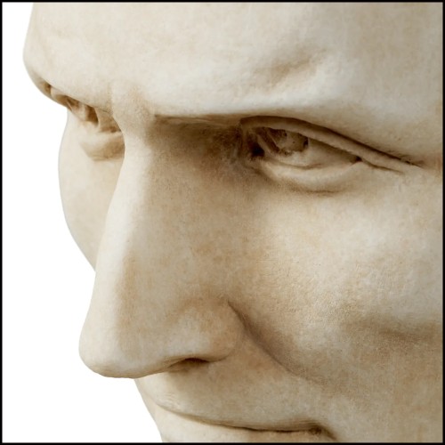 Buste 24 - Jules César, sculpture - Pacific Compagnie.