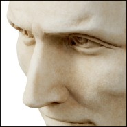 Buste 24 - Jules César, sculpture - Pacific Compagnie.
