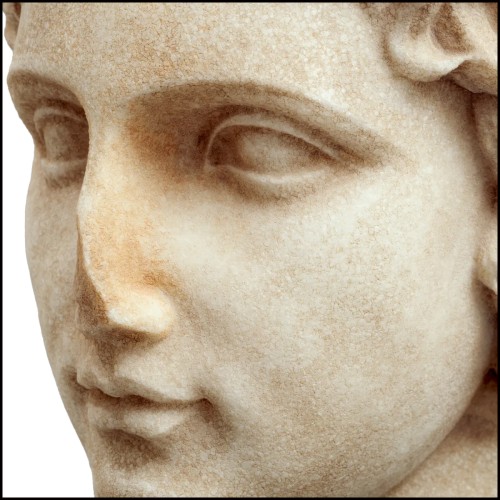 Sculpture 24 - Buste de Jeune Homme - Art classique - Pacific Compagnie.