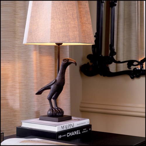 Lampe de Table 24 - Falcon - Bronze cuivré - Pacific Compagnie.