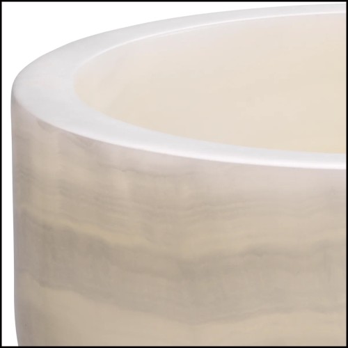 Bol 24 - Fayoum | Onyx Serving Bowl - Pacific Compagnie.