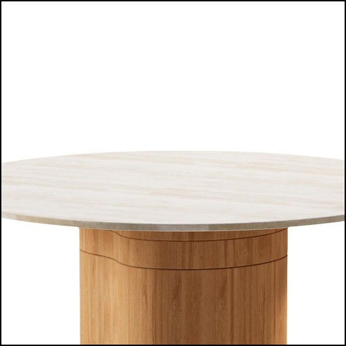 Table à manger 48 - Ogado Ø125 x H73 - Design - Pacific Compagnie.
