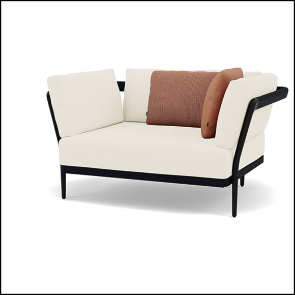 Fauteuil Lounge 48 - Flows Noir - Moderne - Pacific Compagnie.