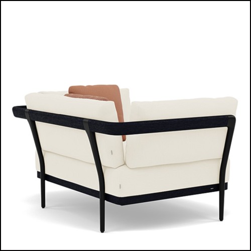 Fauteuil Lounge 48 - Flows Noir - Tendance - Pacific Compagnie.