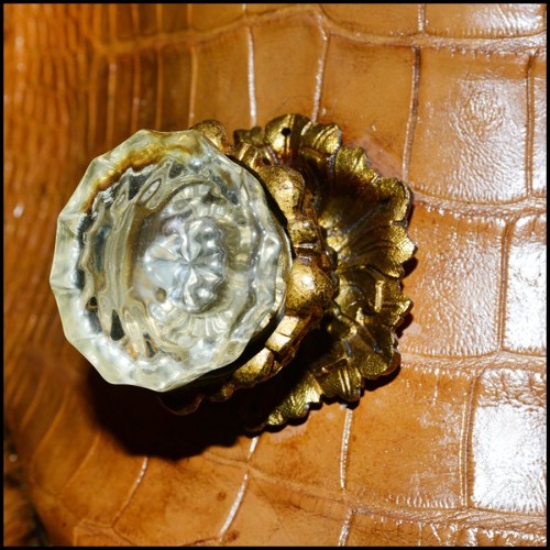 Commode PC - Horns and Croco - Détails en cuir - Pacific Compagnie.