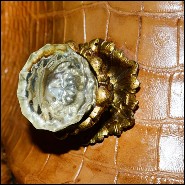 Commode PC - Horns and Croco - Premium furniture with wildlife-inspired design and exotic materials - Pacific Compagnie.