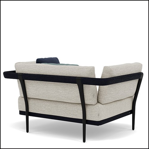 Fauteuil Lounge 48 - Flows Noir | Lounge Chair 48 - Flows Black, stylish - Pacific Compagnie.