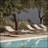 Lit de Piscine 48 - Teak Flows - Version standard - Pacific Compagnie.