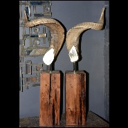 Objets Décoratifs PC - Bélier - Véritable corne - Pacific Compagnie.