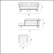 Méridienne 48 - Flows | Daybed 48 - Flows, comfortable - Pacific Compagnie.