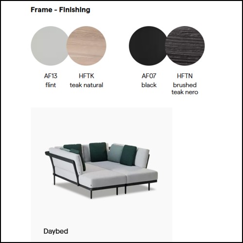 Méridienne 48 - Flows | Daybed 48 - Flows, seating area - Pacific Compagnie.