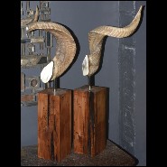 Objets Décoratifs PC - Bélier - Décoration rustique chic - Pacific Compagnie.