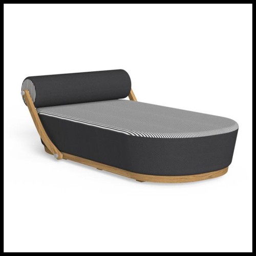 Chaise Longue 214 - Nami | Lounge Chair 214- Nami poolside - Pacific Compagnie.
