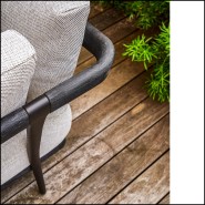 Canapé 48 - Flows Teak Scuro - Outdoor - Pacific Compagnie.