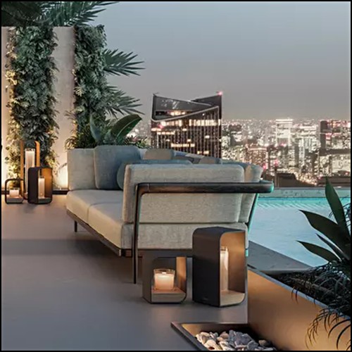 Canapé 3 places - Flows Black | Sofa 3-Seater Flows Black seating - Pacific Compagnie.