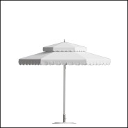 Parasol Hexagone 62 - Ocean Master M1 Cupola - Toile beige - Pacific Compagnie.