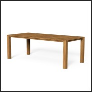 Table de Repas 214 - Ebi - Pied central - Pacific Compagnie.